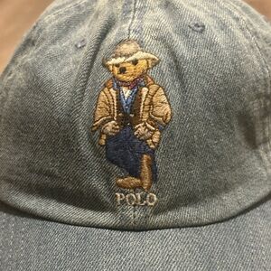 NWTS RL POLO BEAR BALL CAP